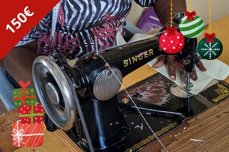 Nähmaschine verschenken - Spendengeschenk - Weihnachten