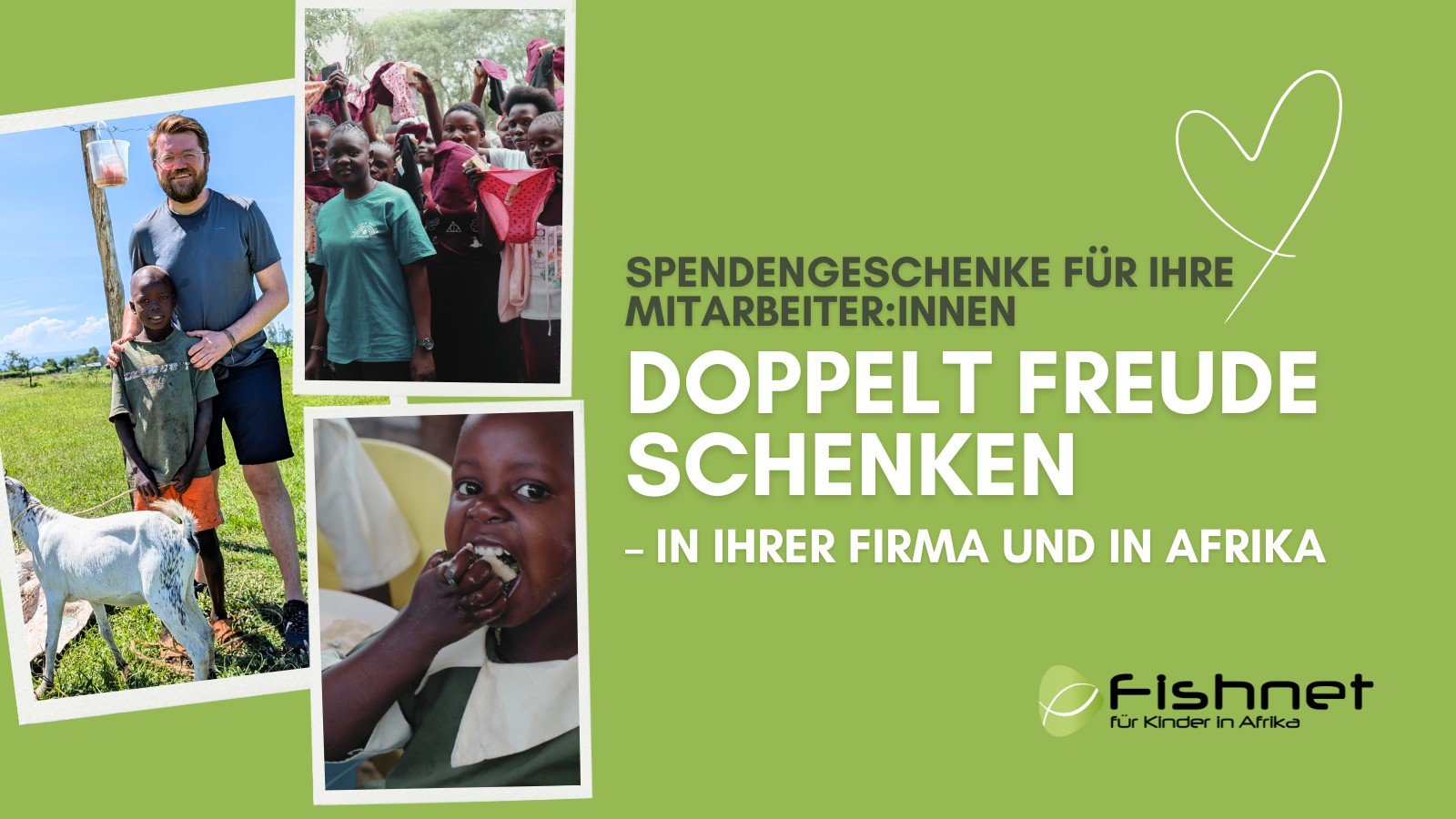 Spendengeschenke für Mitarbeiter:innen