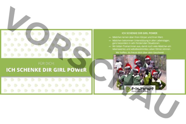 Vorschau Geschenkkarte Girls Power