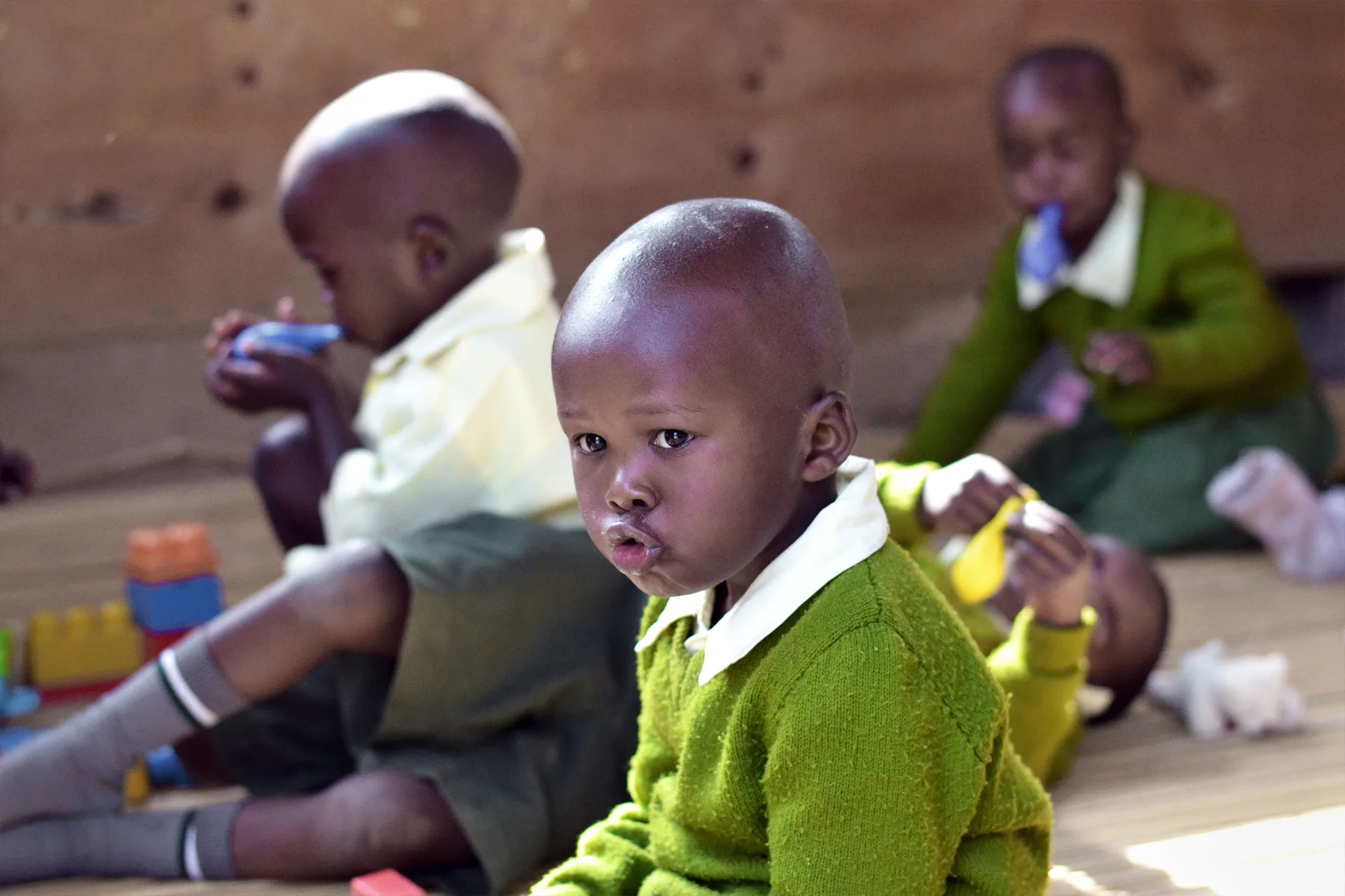 Schüler der Baby Class